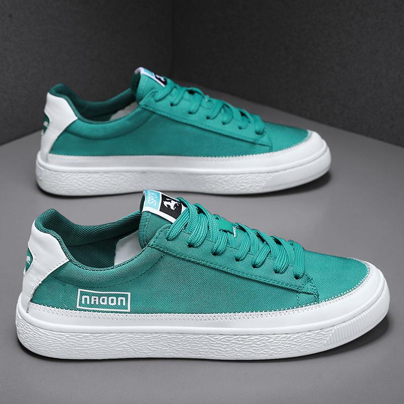 Men Canvas Shoes Casual Sneakers Fashion Lace Up Flat Comfortable Outdoor Footwear Skateboard Tenis Masculino Zapatillas Hombre