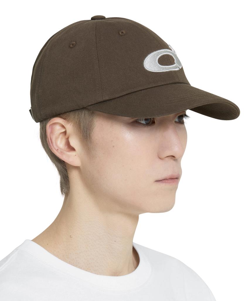 Opeunyadeu(Owai) Embroidered O Logo Cap - Brown