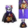 Sally Face Girls Sleeveless Dress With Pleated Design And Cartoon Pattern For Holiday Celebrations