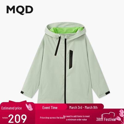 MQD Kids' Outdoor Hooded Windbreaker Jacket