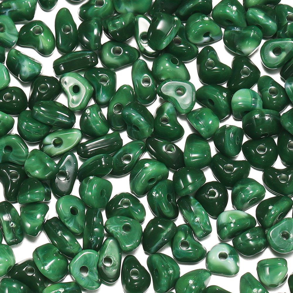 

Акриловые бусины под камень 5-8 мм для изготовления браслетов и цепочек для телефона своими руками. 50 pcs per pack (~5-8mm/hole ~1.5mm), ~7.5g