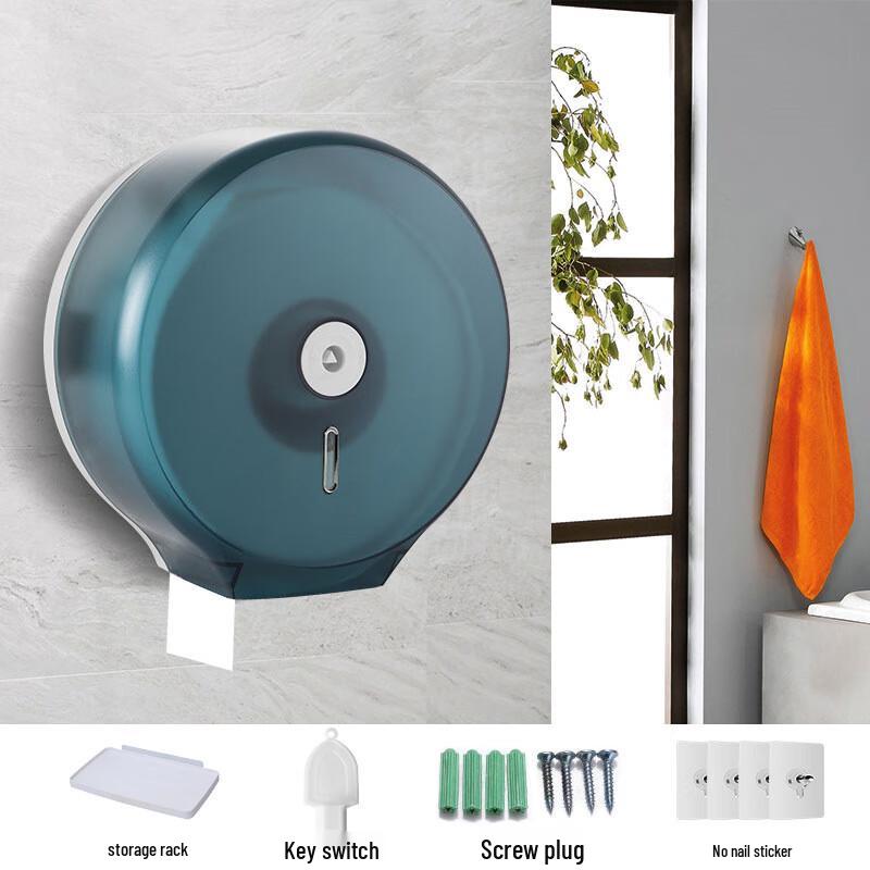 Wall-Mounted Large Roll Toilet Paper Holder