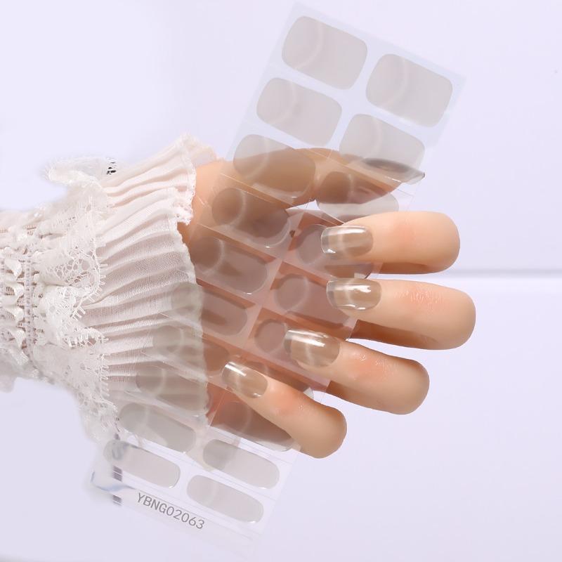 Semi-curing Light Therapy Nail Stickers Gel Nail Stickers Semi-curing Light Lamp Nail Stickers Harden, Last Long and Are Waterproof
