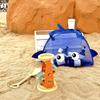 Cartoon Mesh Summer Beach Bag Handheld Mesh Bag New Toy Storage Bag  Beach Travel Outdoor Sports