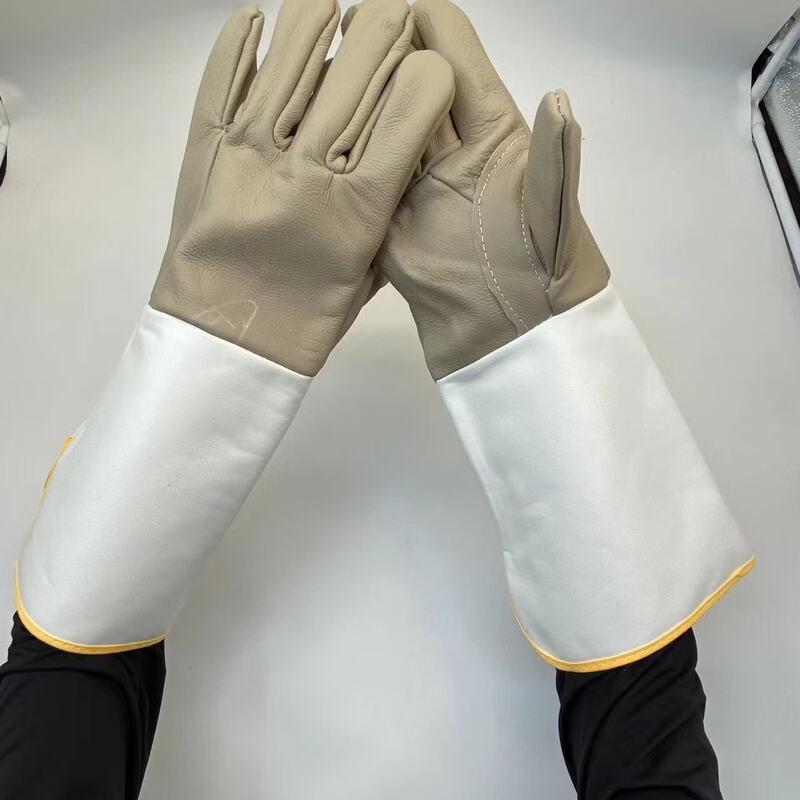

Full-Finger Long Sleeve Canvas Welding Gloves