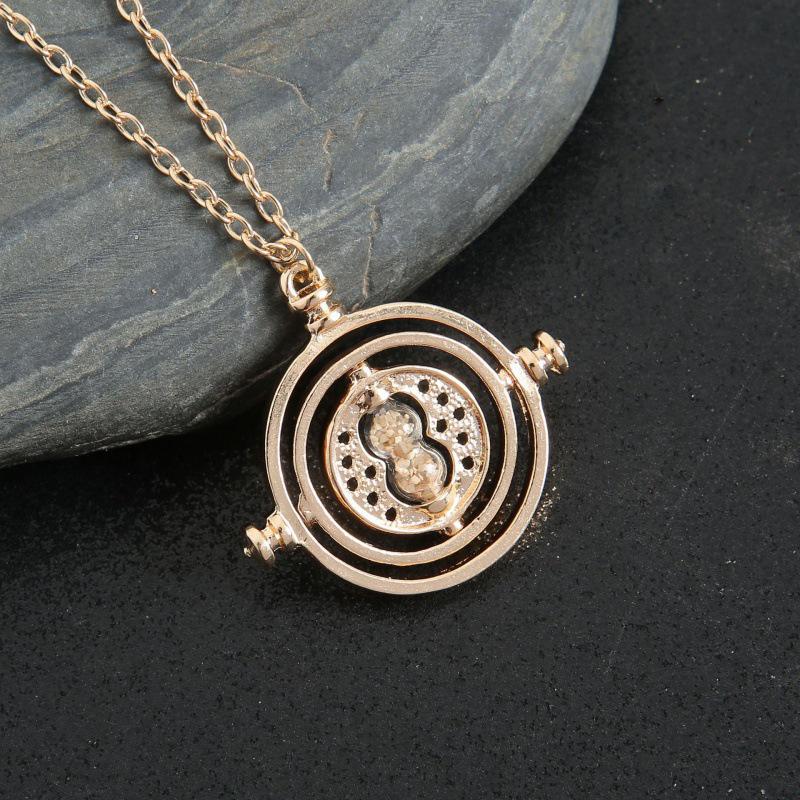 Creative Hourglass Necklace & Earring Set Sweater Chain Series
