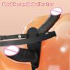 Double Head Artificial Penis Wearable Electric Strapon Vibrator For Lesbian Vibrating Sex Toys Strap On Belt Dildos For Girl