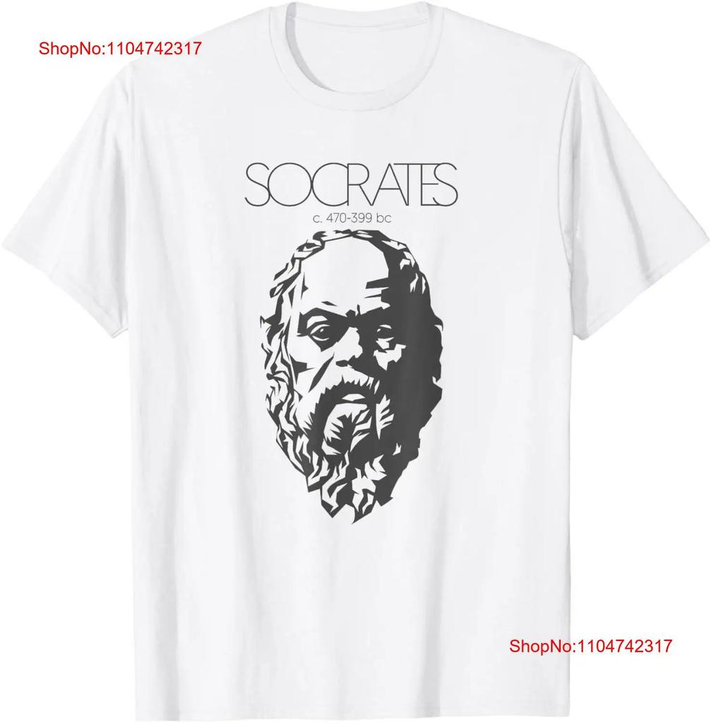 Socrates T Shirt Ancient Greek Philosopher vintage Washed homme Stretched Breathable fashion Versatile designer clothes