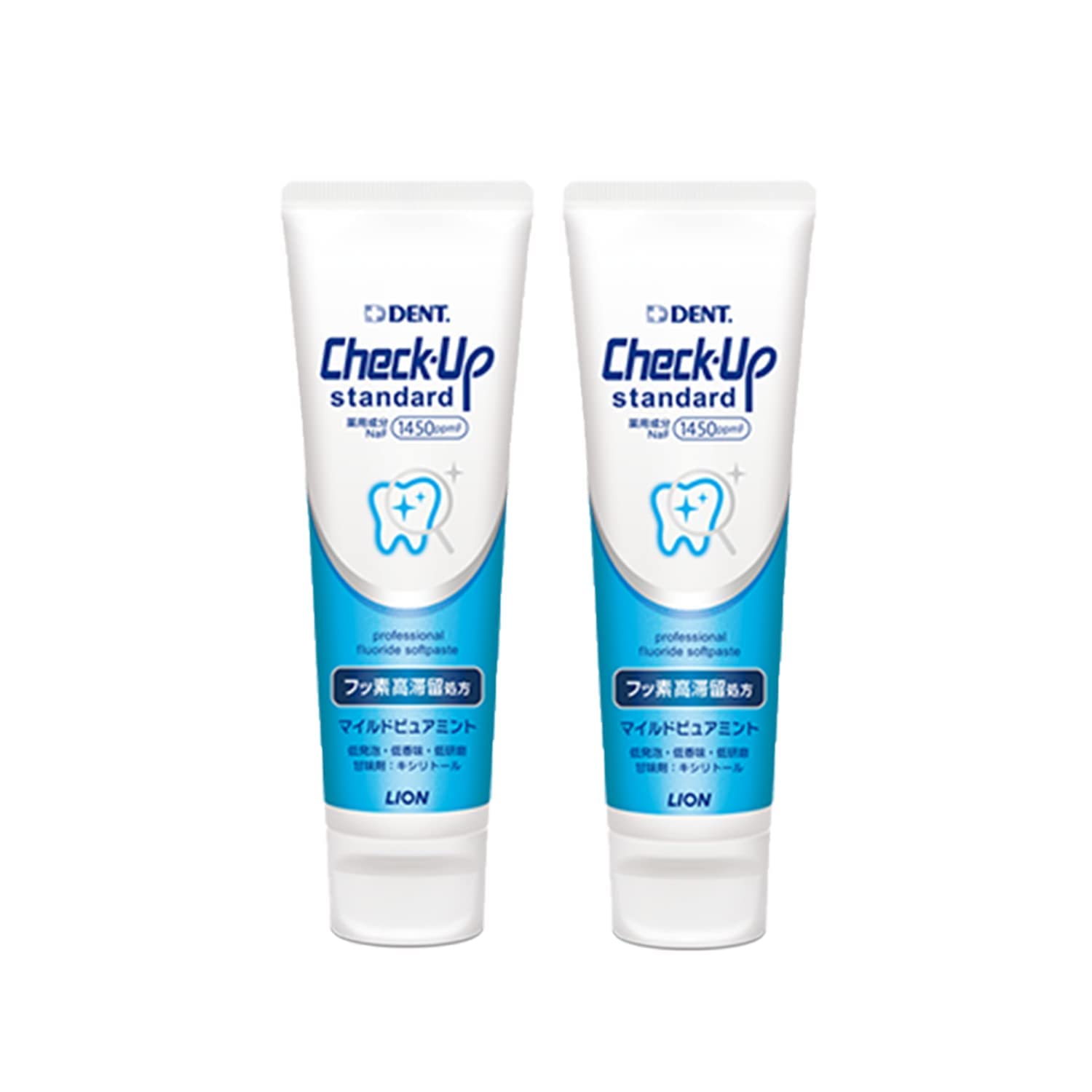 

[NEW]Lion Cream Dent Check-Up Standard 135g (2 bottles of 135g)