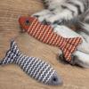 Catnip Toy For Cat Bite-Resistant Calming Exerciser Kitten Catnip Fish Shape Toys For Small Medium Large Breeds Bedroom Study