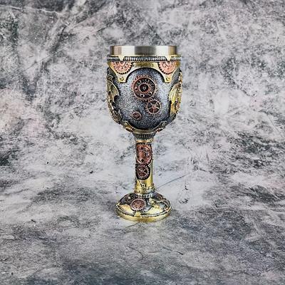 1pc Magic Dragon Beer Glass Resin Red Wine Tall Glass Mechanical Dragon Glass Vintage Wine Glass Easter Halloween Home Gift Easter Gift