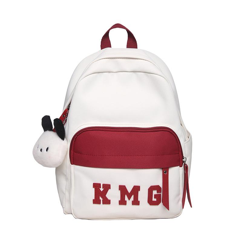 

Маленький рюкзак Женский школьный рюкзак с буквенным принтом Дорожный рюкзак красный