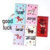 2026 Year of the Horse Red Envelope: Cute Cartoon Zodiac Design with Thick, Creative Imitation Embroidery for New Year Lucky Money.
