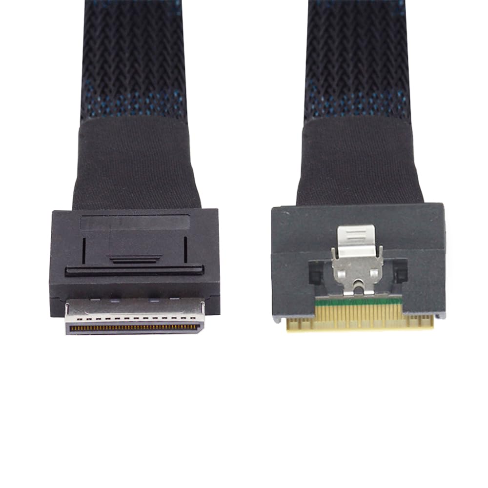 Cablecc Oculink PCIe Data Active Cable 8i To 8i 8X Slimline SSD 50cm PCI-Express SFF-8611 SFF-8654