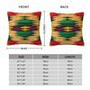 Braided Rattan Wood Wicker  Square Pillowcase Cushion Cover Pillow Case Throw Pillow Cover for Home Bedroom Car