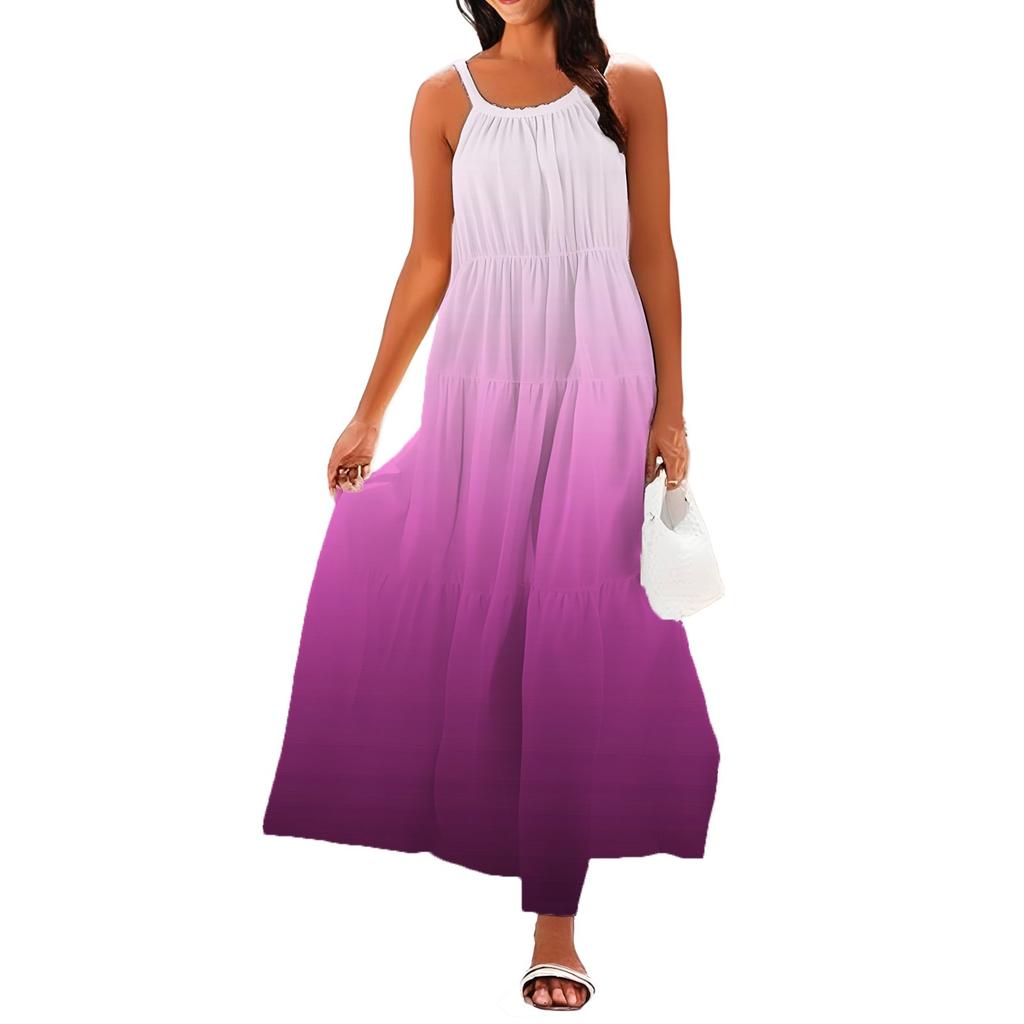 Women's Summer Casual Fashion Suspender Sleeveless Dress