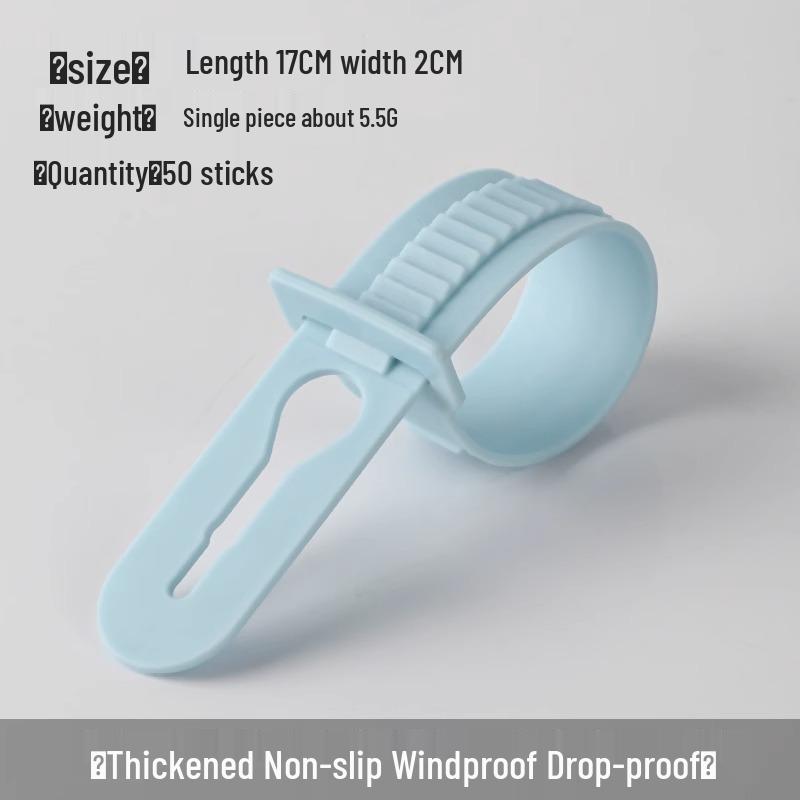 Windproof Non-Slip Clothes Drying Rack with Adjustable Locking Buckle