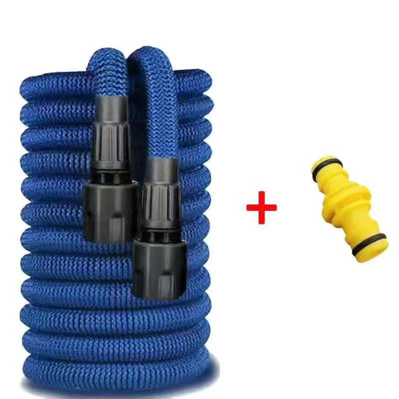 High-Pressure Telescopic Water Hose with Explosion-Proof Nozzle, Ideal for Car Wash and Garden Watering.