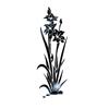3D-DIY-Blumen-Spiegel-Wandaufkleber, abnehmbarer Acryl-Kunstwandaufkleber für Wohnzimmer, Schlafzimmer, TV, Wand, Heimdekoration