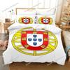 Portugal Flagge Bettwäsche Set Einzelbett Twin Full Queen King Size Bettwäsche Set Aldult Kinder Schlafzimmer Bettbezug Sets Bettlaken Set 741
