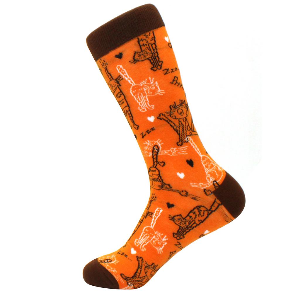 Calcetines de invierno coloridos para hombre algodón peinado suave de llevar cálidos Divertidos Felices hombre mujer calcetines largos Calcetines de hombre vestido de negocios