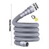 Universal RV Trailer Sewer Hose Kit 3/4/5m Foldable Pipe Adjustable Adapter Clamp for Caravan Motorhome Waste Tank Drain System