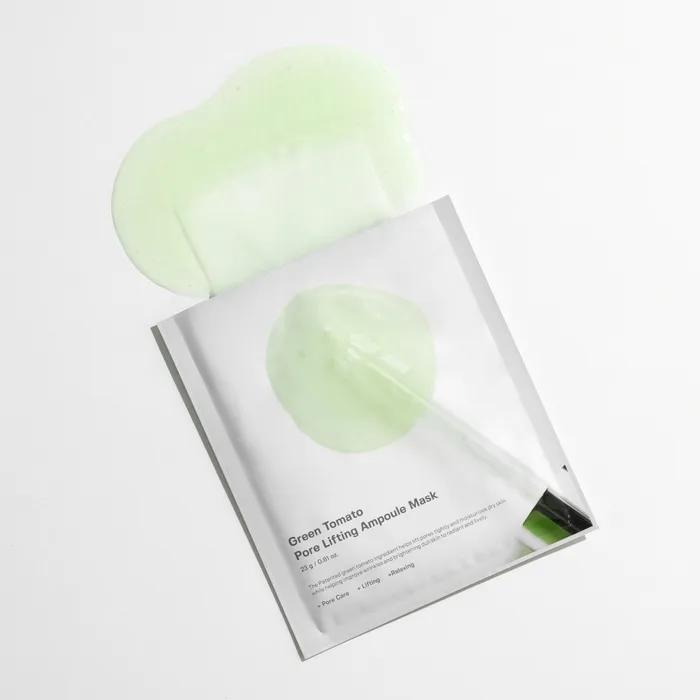 [10 feuilles] Masque Liftant pour les Pores Tomate Verte (1 BOÎTE)