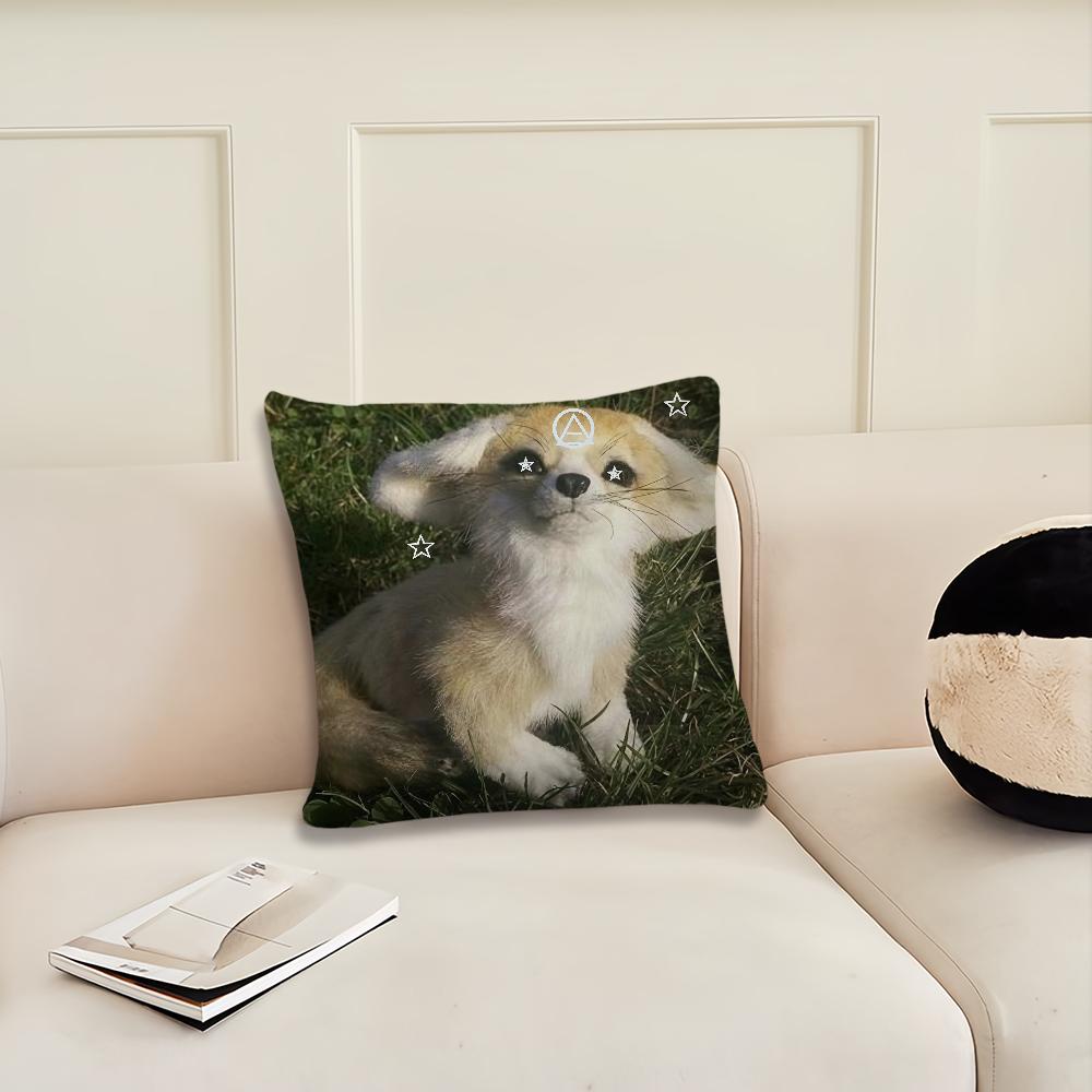 Cute Fox cushion cover Pillow Cover Decoration Room Home Sofa living Office Car Nordic Simplicity