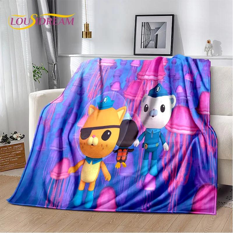 Coperta Bambino Carina The Octonauts Barnacles, Morbida Coperta Plaid per Casa Camera da Letto Letto Divano Picnic Viaggio Ufficio Coperta