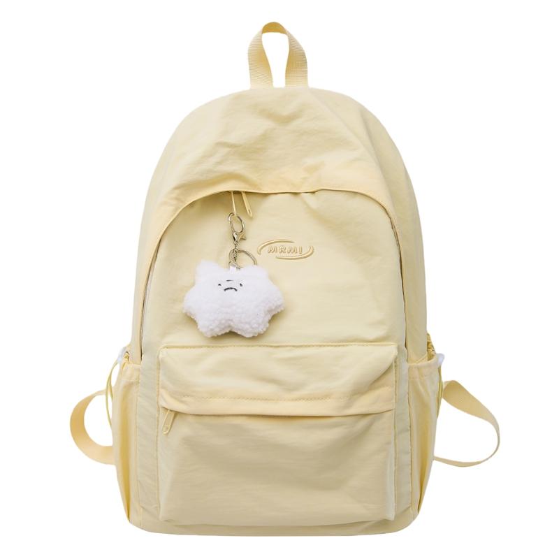 Damryggsäck Junior Senior Gymnasieelev Ryggsäck Lättviktig Enfärgad Reseryggsäck