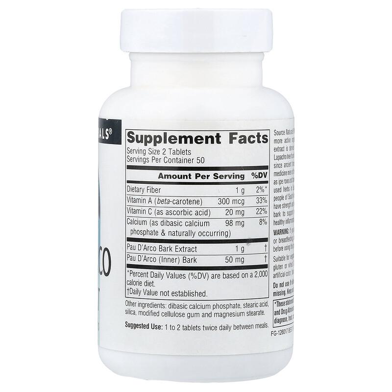 Pau D'Arco Extrakt, 100 Tabletten