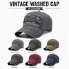 Vintage Washed Cotton Baseball Cap Men Nyc Letter Embroidery Dad Hat Women Retro Distressed Snapback Streetwear Casquette
