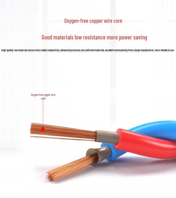 Low Smoke Halogen-Free Fire-Resistant Flexible Copper Twisted Pair Wire for Household Lighting
