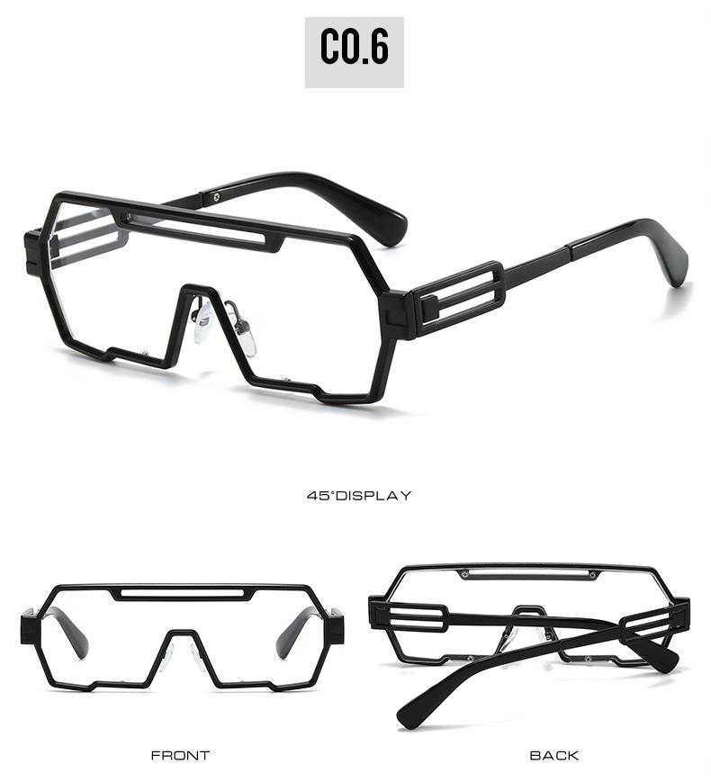 Retro Steampunk Irregular Sunglasses: Unisex 2024 Fashion Trend