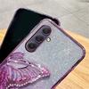 Gradient Butterfly Quicksand Phone Case For Samsung Galaxy M55 M54 M34 M14 M53 M52 M51 M23 M33 M21 M31 F15 Soft Silicone Cover