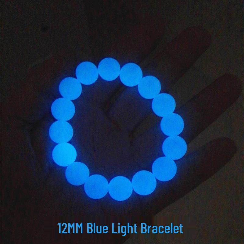 

Светящийся в темноте люминесцентный парный браслет - Ночной жемчуг, флуоресцентный камень для мужчин и женщин
