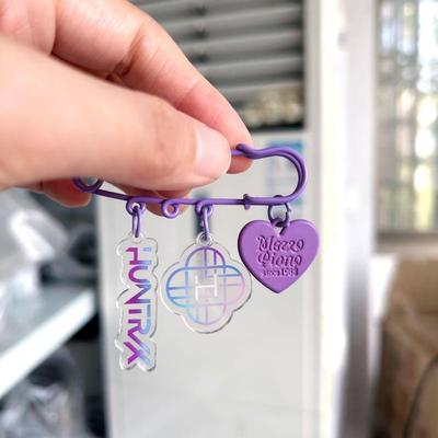 K-Pop Demon Hunter Charm Acrylic Brooch Pins Huntrix Pendant Charm Badg Fans Backpack Pendants Accessories Gifts