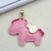 Instant Money Cartoon Pony Pendant Keychain for Couples