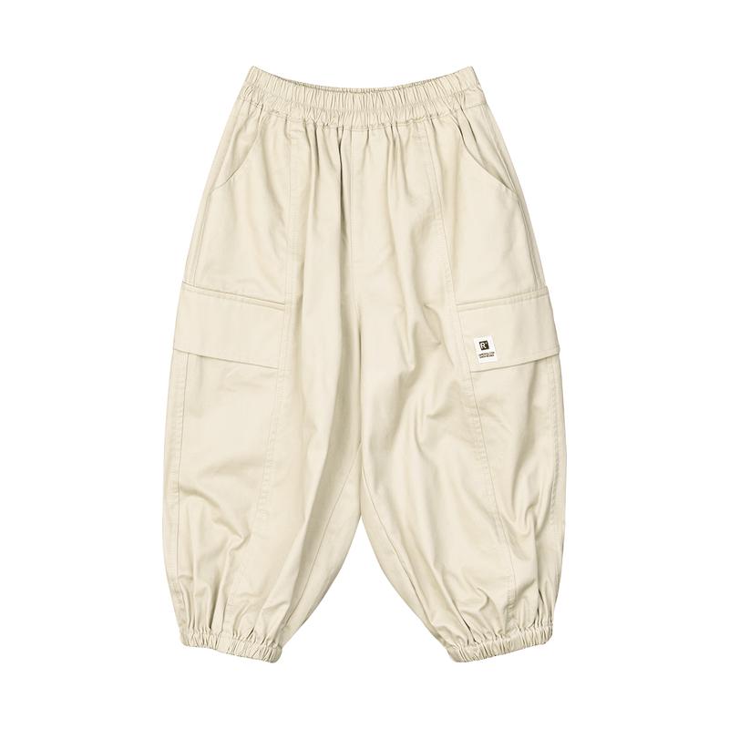 LUSON Boys' Casual Cotton Cargo Pants