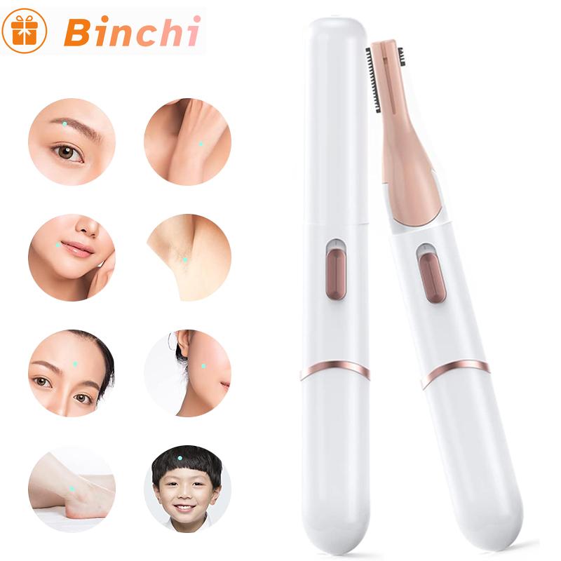 Electric Eyebrow Trimmer USB Charging Electric Face Eyebrow Hair Trimmer Mini Portable Women Body Shaver Remover care Portable
