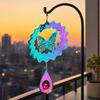 Yousheng Stainless Steel Reflective Wind Spinners, Outdoor Garden Decor, Sparkly Wind Spinner, Bird Deterrent to Scare Birds Away from Yard