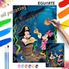 Pirate Underwater Adventure Digital Oil Painting Art Painting Handmade Diy Home Decorations