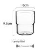 Smiling Heart Glass Cup: Handleless, Single-Layer for Yogurt, Ice Cream, Coffee, and Pudding