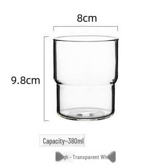 Smiling Heart Glass Cup: Handleless, Single-Layer for Yogurt, Ice Cream, Coffee, and Pudding