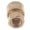 1Pc 1/4" Female Npt Brass Quick Connect Coupler Tool For Pressure Washer