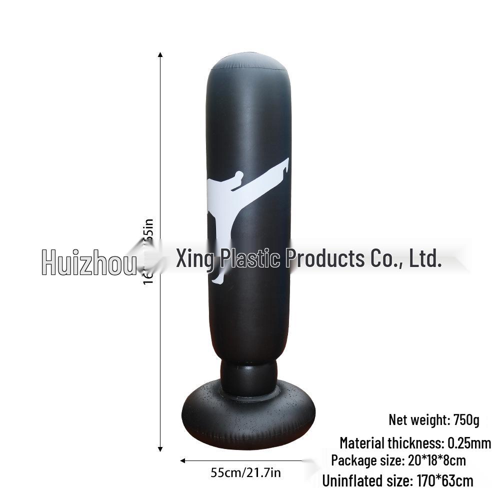 

Детский надувной боксерский мешок: Фитнес боксерская колонна для детей и взрослых 60x160 cm