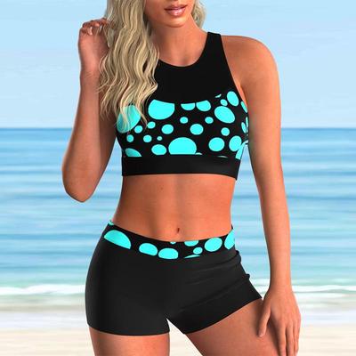Maillot de bain tankini imprimé dos nu pour femme de différentes tailles