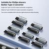 Philips Tıraş Makinesi Şarj Konnektörü İçin 5V/4.3V/8V/15V Usb-C Adaptörü Göstergeli Tip-C Saç Kesme Makinesi Şarj Adaptörü
