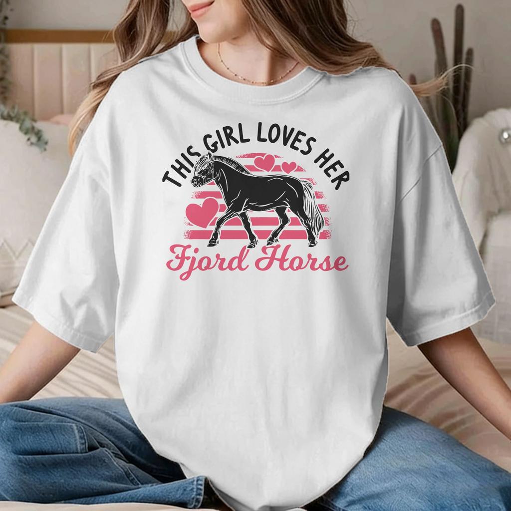 Animal Horse TShirts for Unisex Unisex Equestrian Race Racing Pure Cotton Tee Shirt Crewneck Short Sleeve T Shirt Unique Clothes