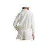 Polo Ralph Lauren Logo Zip Loose Long Sleeve Jacket Women Jackets White 100006862